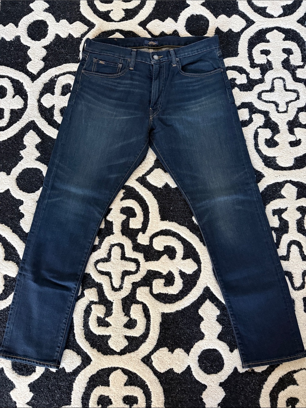 Mens Polo Ralph Lauren  “The Sullivan Slim” Dark Indigo Jeans- 33x30